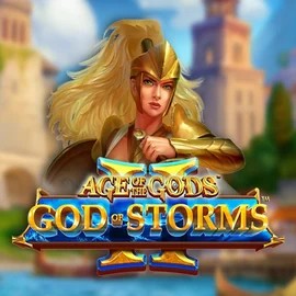 Age Of The Gods: God Of Storms 2 logo by Playtech Ninlay Casino