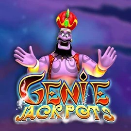 Jackpots logo of Genie Jackpots from Blueprint Gaming at Ninlay Casino