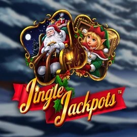 Jingle Jackpots slot icon by Dragon Gaming, available at Ninlay Casino