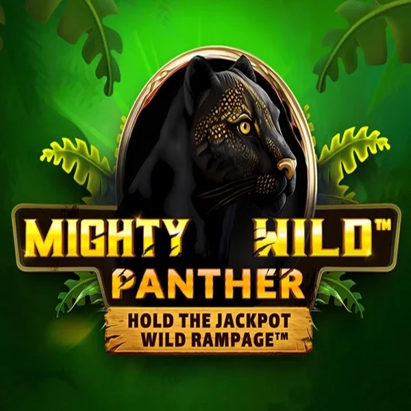 Mighty Wild Panther slot logo by Wazdan at Ninlay Casino