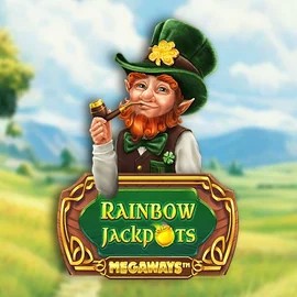 Rainbow Jackpots Megaways logo by Red Tiger Gaming Ninlay Casino