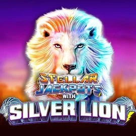 Stellar Jackpots with Silver Lion slot visual from Lightning Box Game available on ninlay-hu.com
